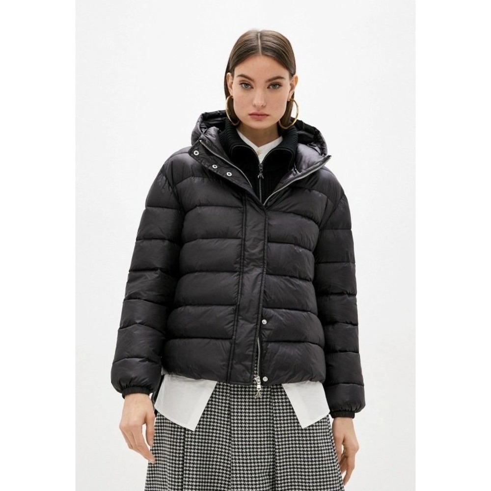 Patrizia Pepe- Premium Insulated Jacket-Italian Designer-Black-NWT Sz:38 Ret$407 - Picture 2 of 8
